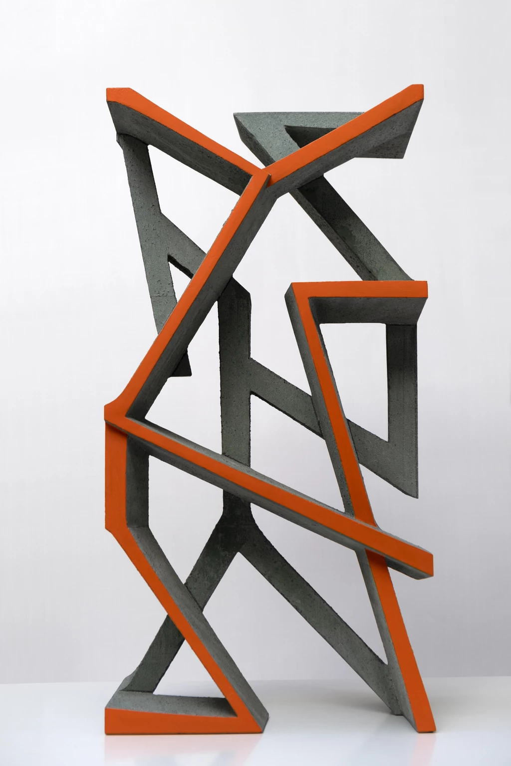 Biner 10., 2020 - colored and painted concrete, 100 x 50 x 33 cm