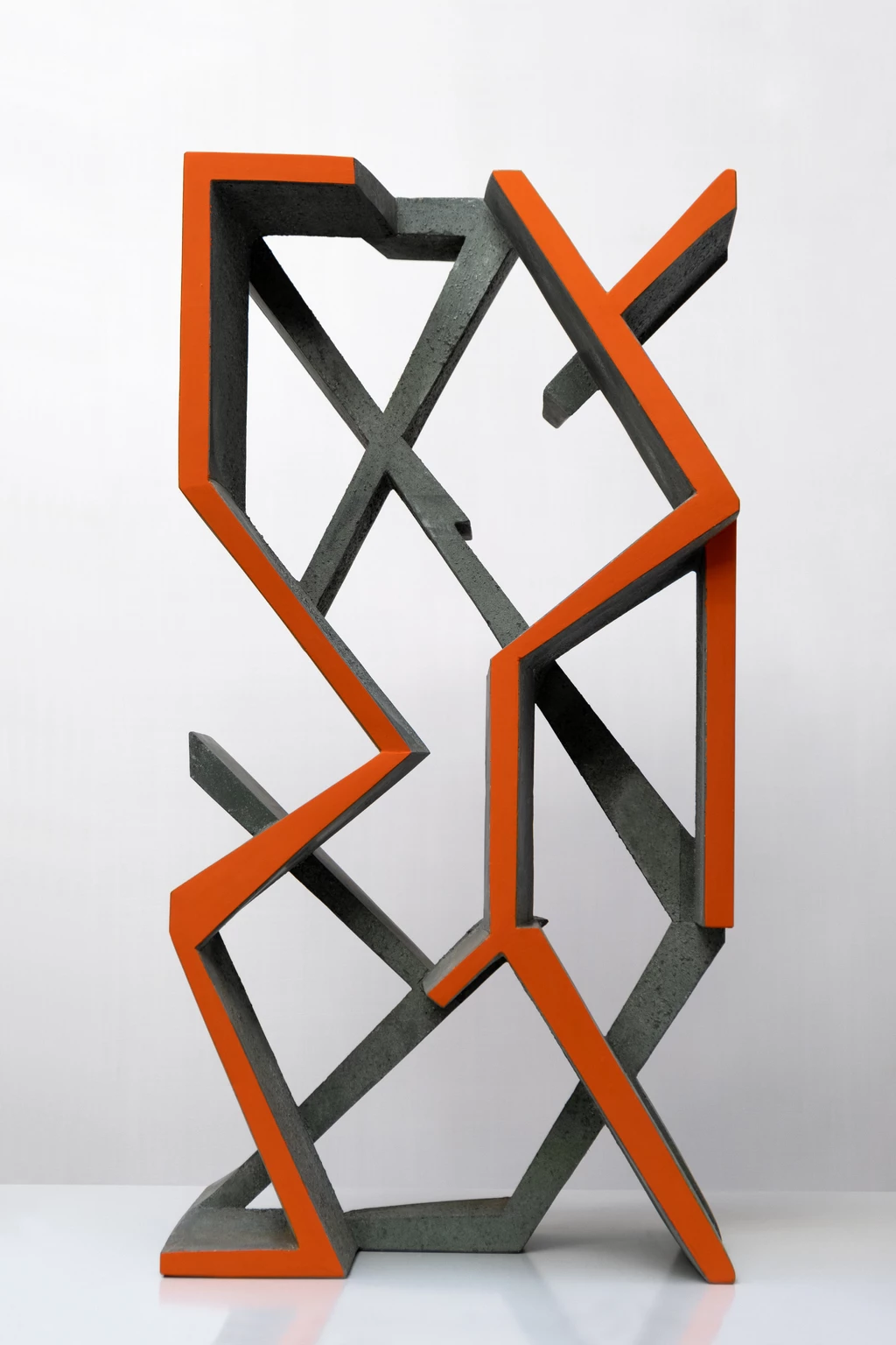 Biner 12., 2020 - colored and painted concrete, 100 x 51 x 35 cm