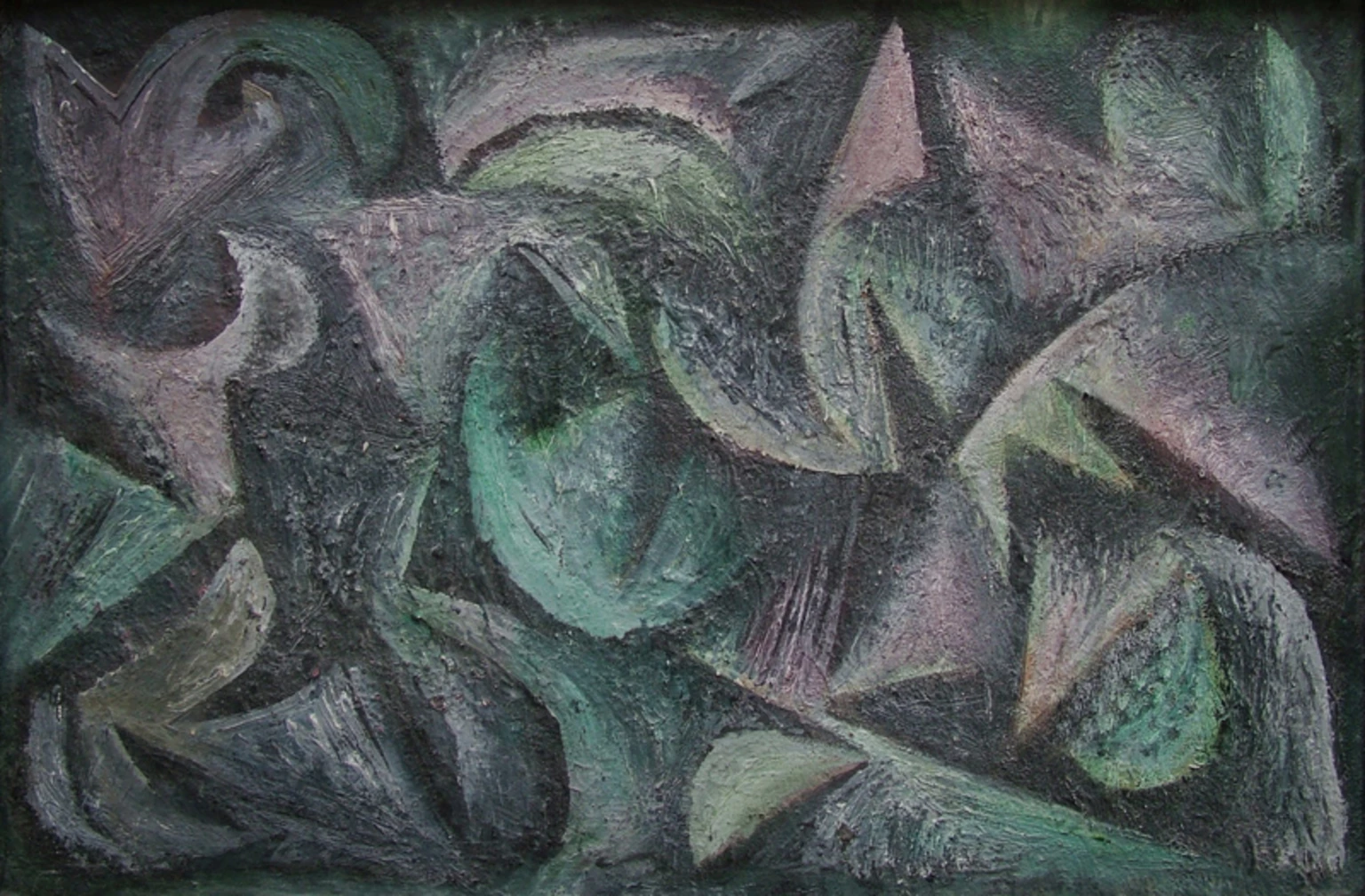 Previous time, 1993 - oil, wallboard, 40 x 60 cm