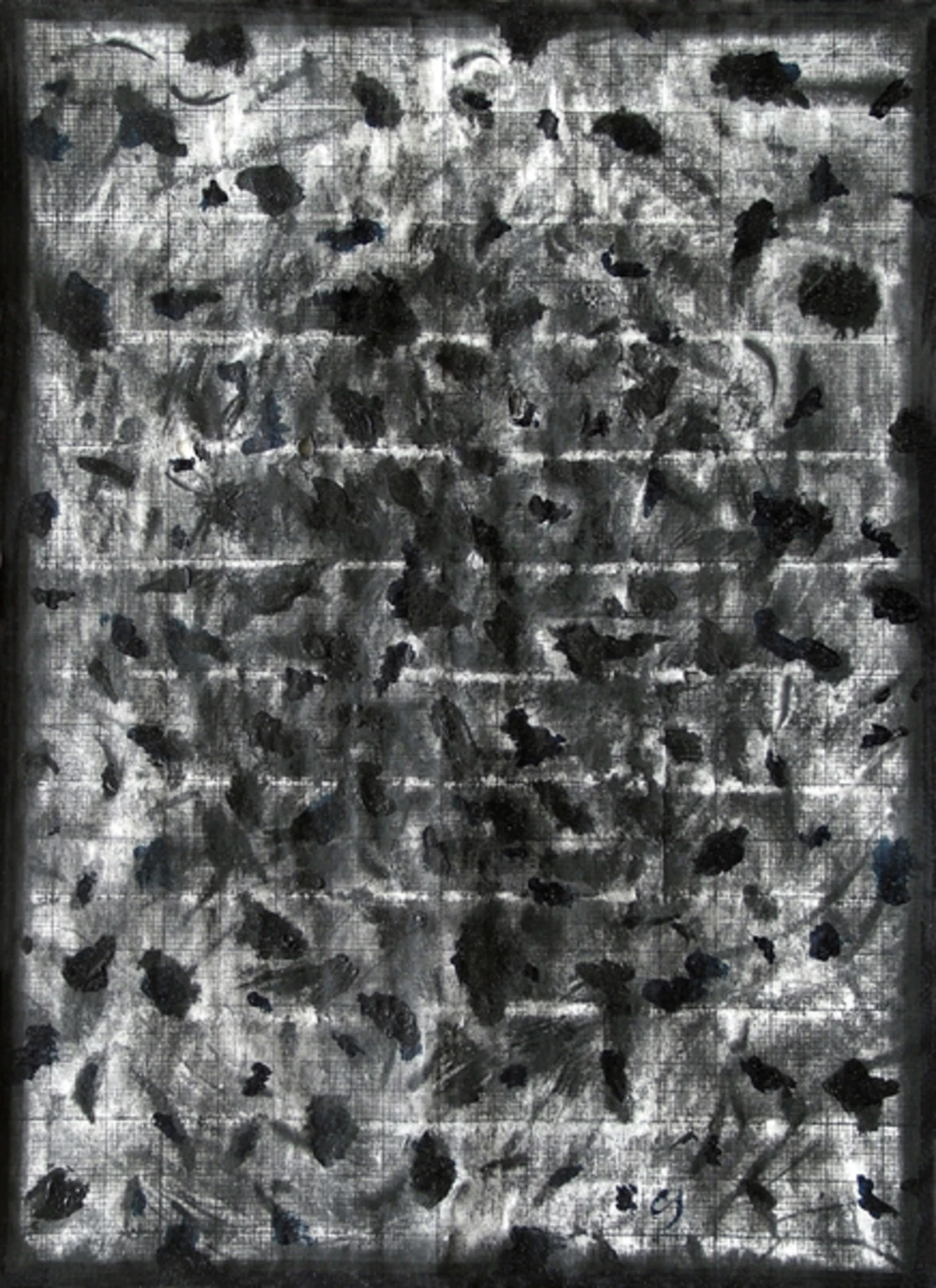 Lélektől lélekig, 1984 - paper, clack ink, 45 x 33 cm