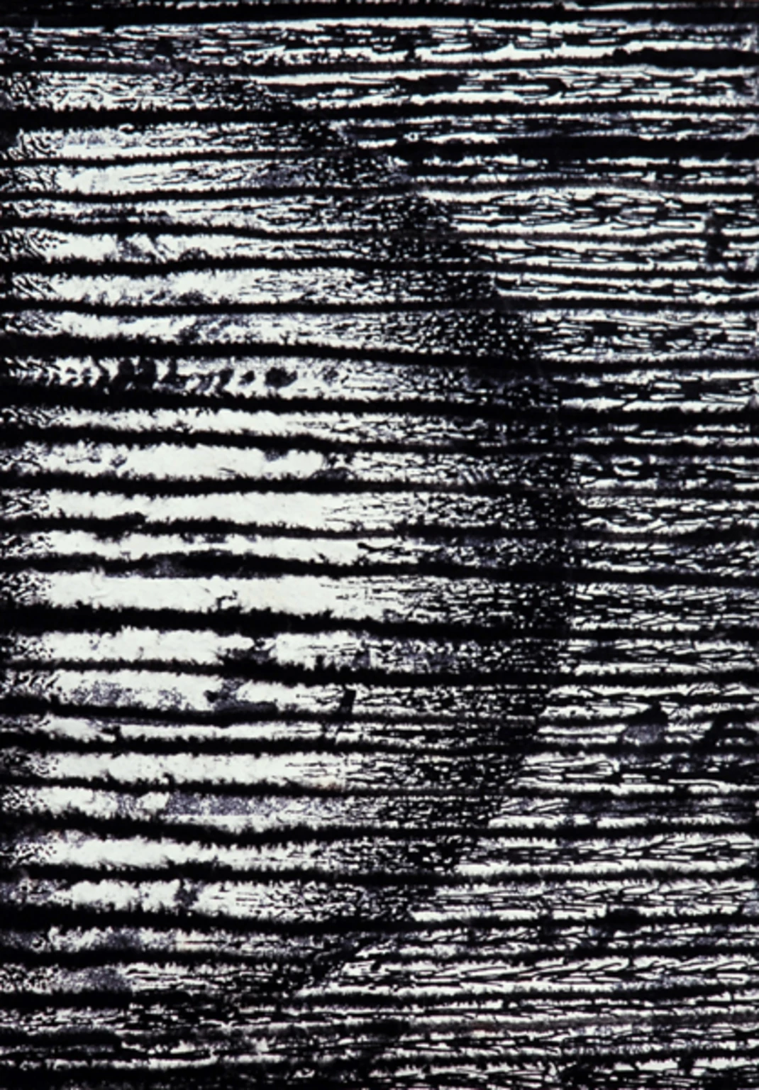 Saturated space, 1985 - paper, clack ink, 29 x 21 cm