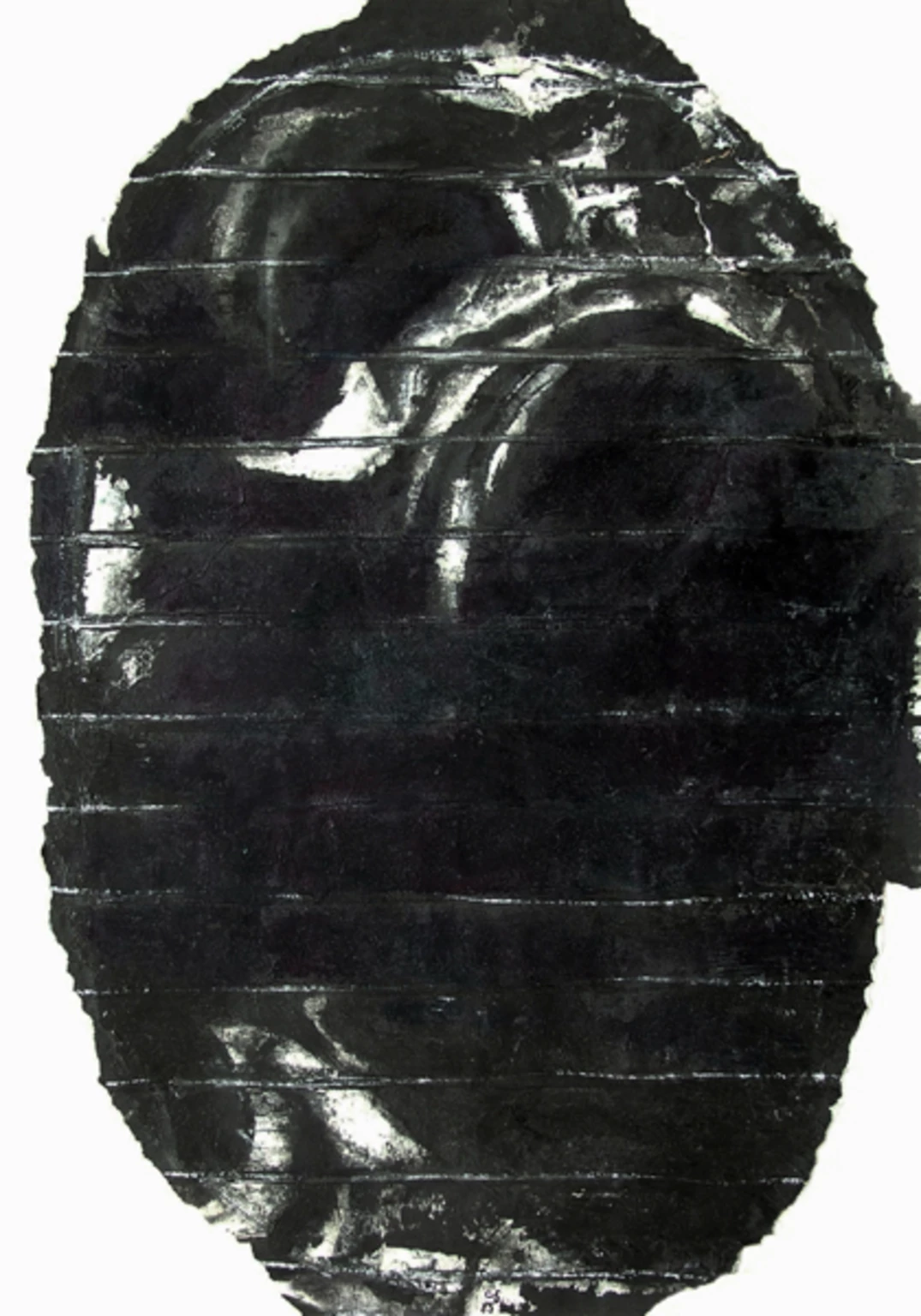 Belső táj, 1985 - papír, vegyes technika, 60,5 x 41 cm