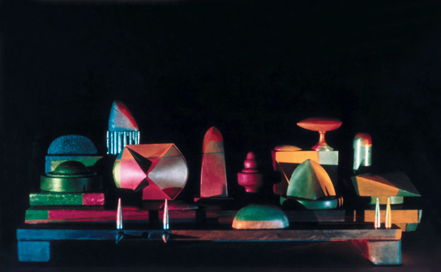 Scene, 1988 - experimental lighting