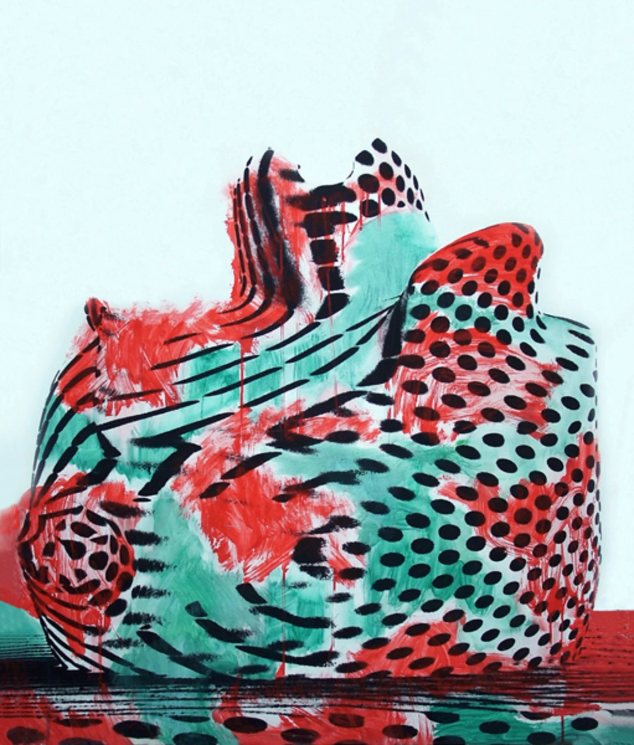 Harcos, 1988 - farost, fotó, plextol, 120 x 100 cm