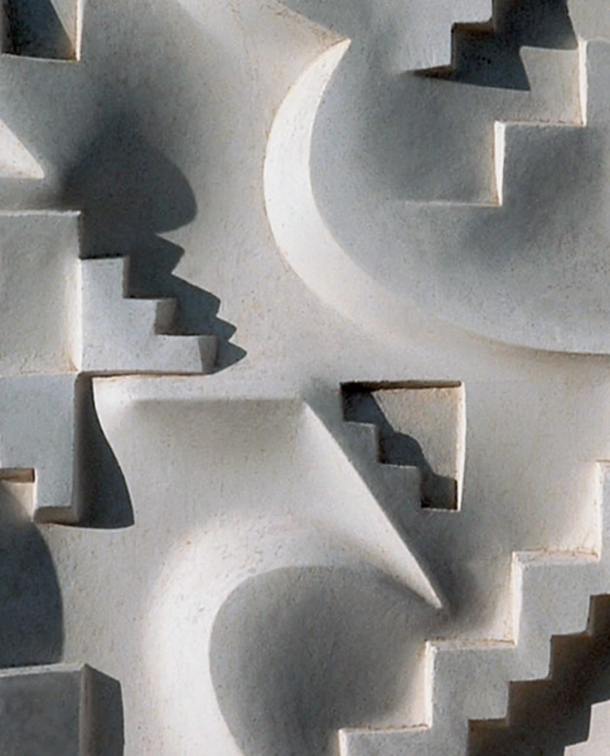 Lépésről lépésre, 1998 - beton, 100 x 100 cm