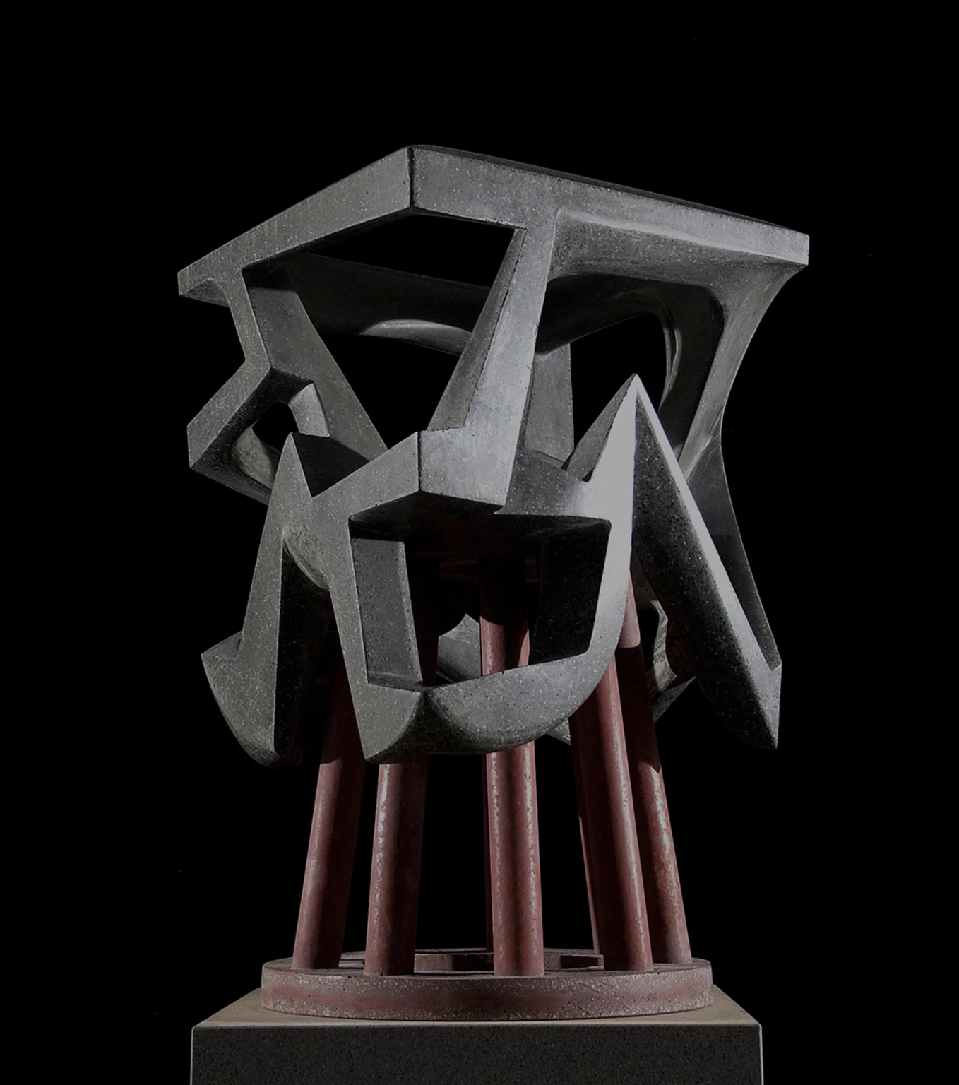 Vegetable Pendant IV., 2015 - colored concrete, 59,5 cm