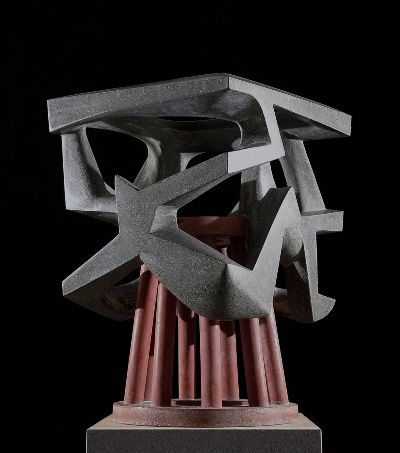 Vegetable Pendant IV., 2015 - colored concrete, 59,5 cm