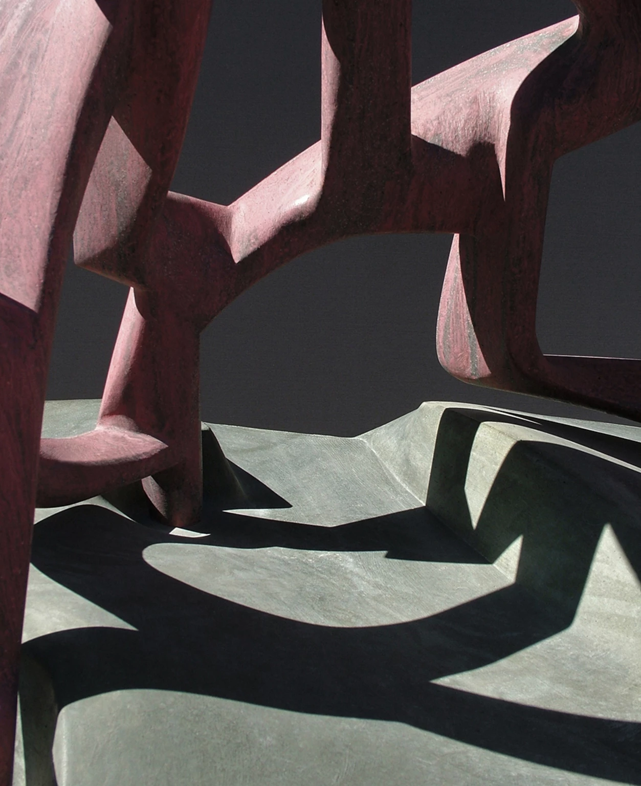 Gate, 2010 - colored and painted concrete, 50 x 60 x 94 cm
