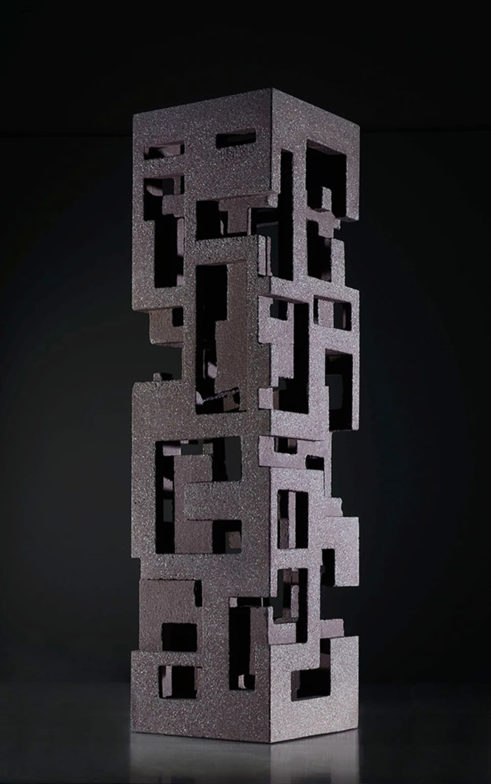 Maze, 2011 - concrete, 84 x 23 x 23 cm