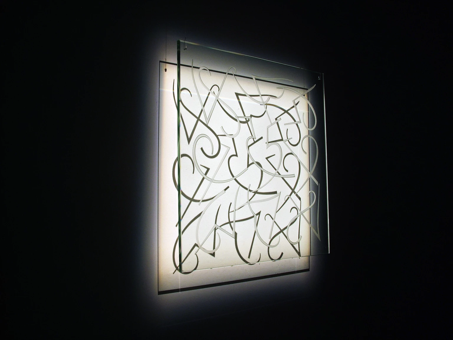 Transparent, 2014 - glass, 56 x 56 x 1,2 cm