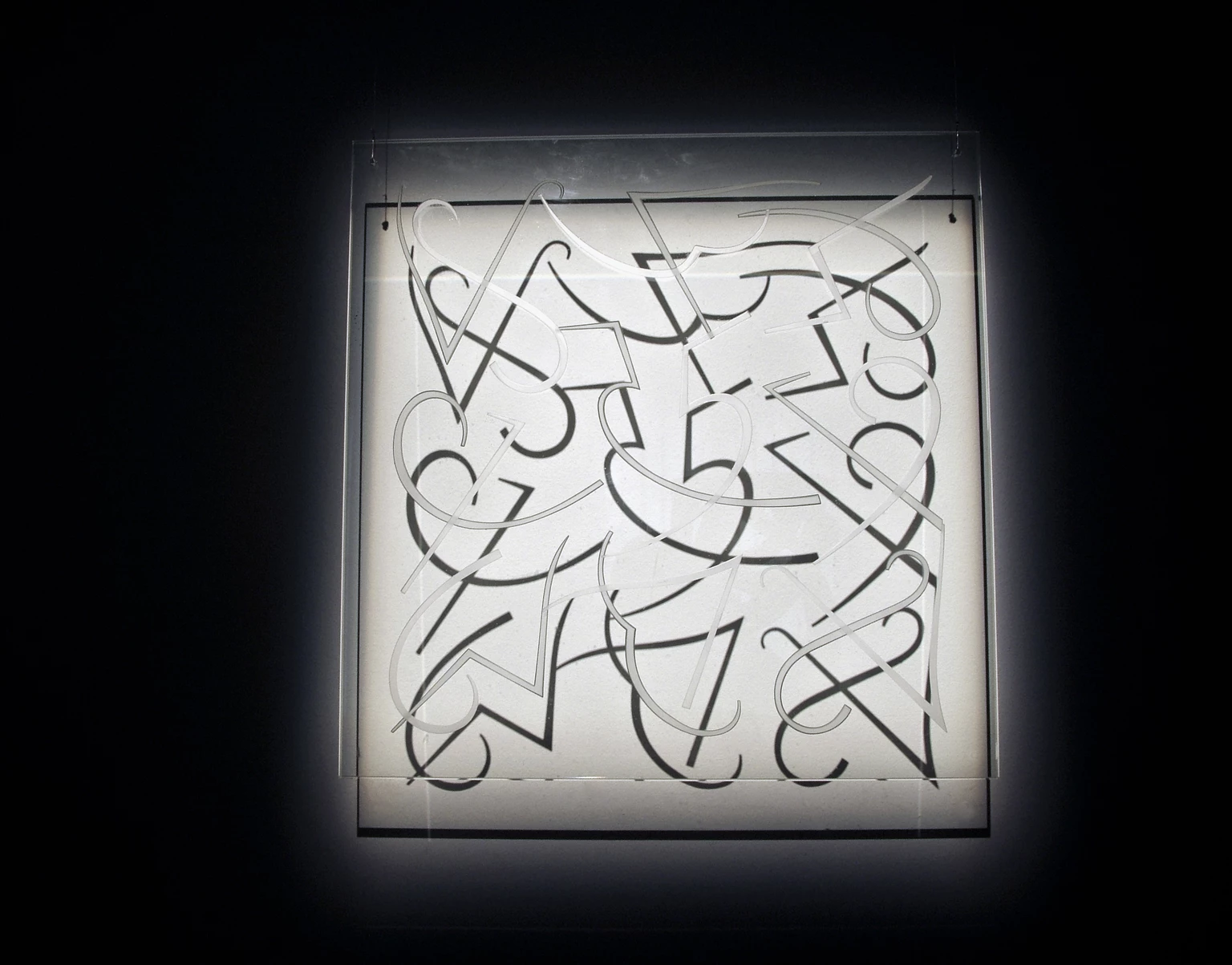 Transparent, 2014 - glass, 56 x 56 x 1,2 cm