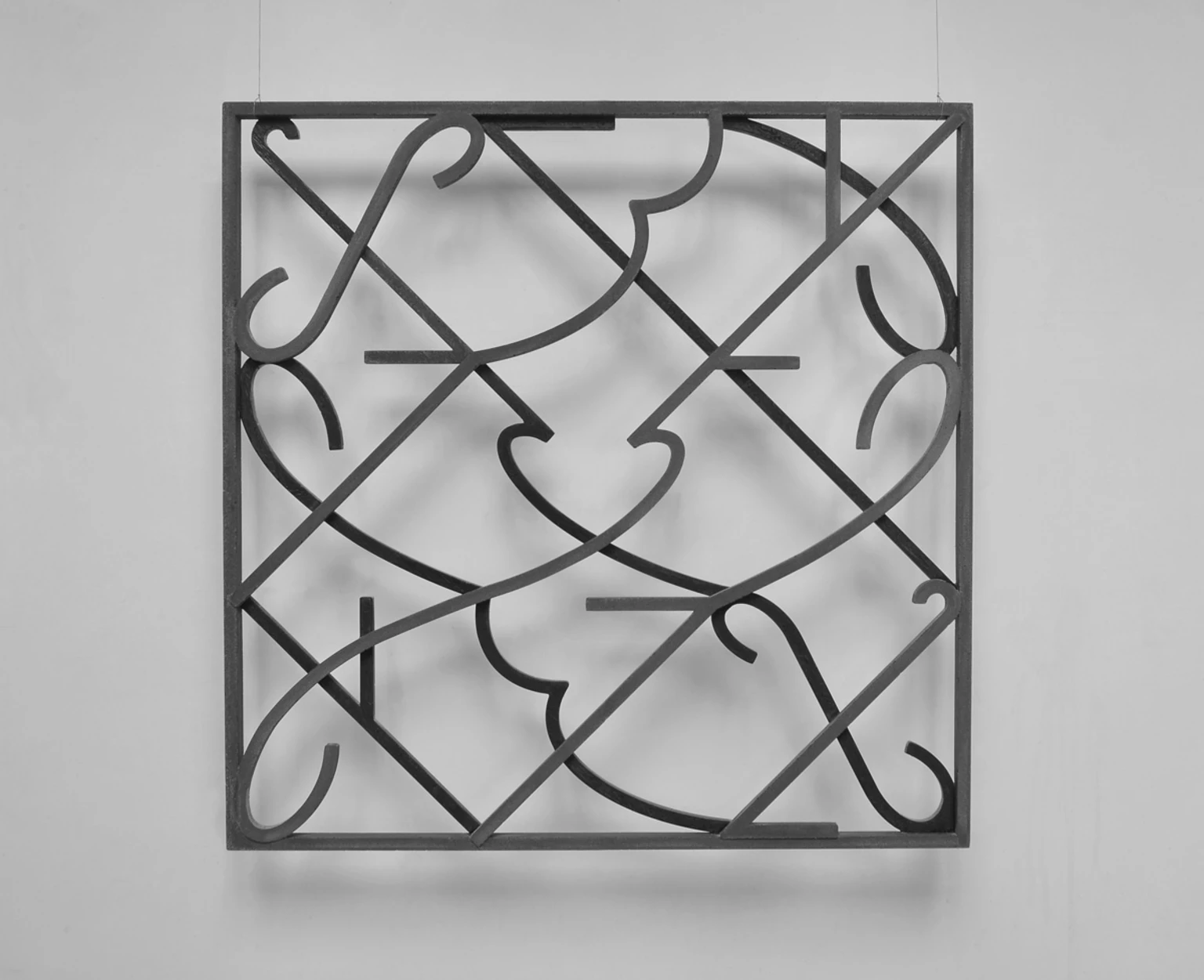 Rend, 2014 - beton, 120 x 120 cm