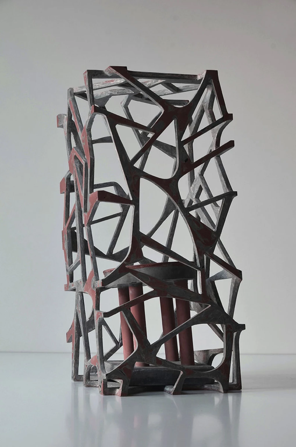 Ki van zárva I., 2015 - beton-kompozit, 52 x 24 x 24 cm