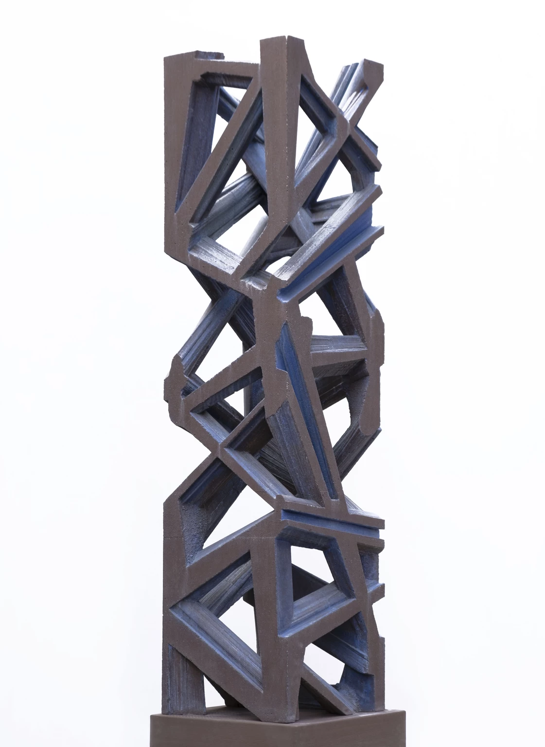 Column II., 2019 - painted concrete, 149 x 36,5 x 43 cm