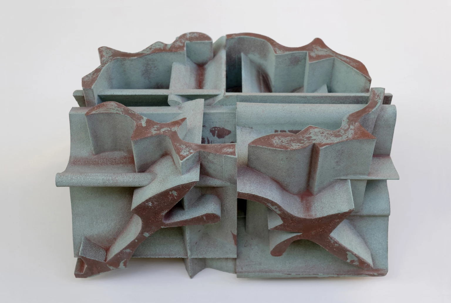 Space of Fragments 7., 2022 - colored concrete, 30 x 56 x 40 cm