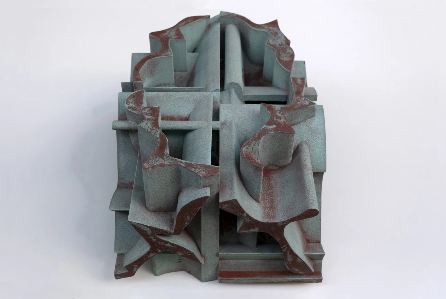 Space of Fragments 7., 2022 - colored concrete, 30 x 56 x 40 cm