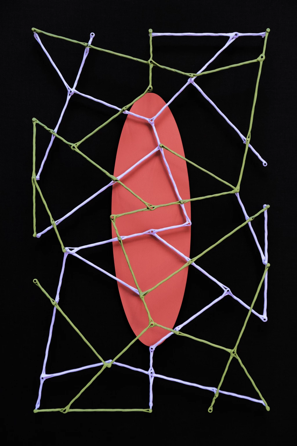 Test, idő, háló, CFCM kompozit - 181 x 81 x 14 cm