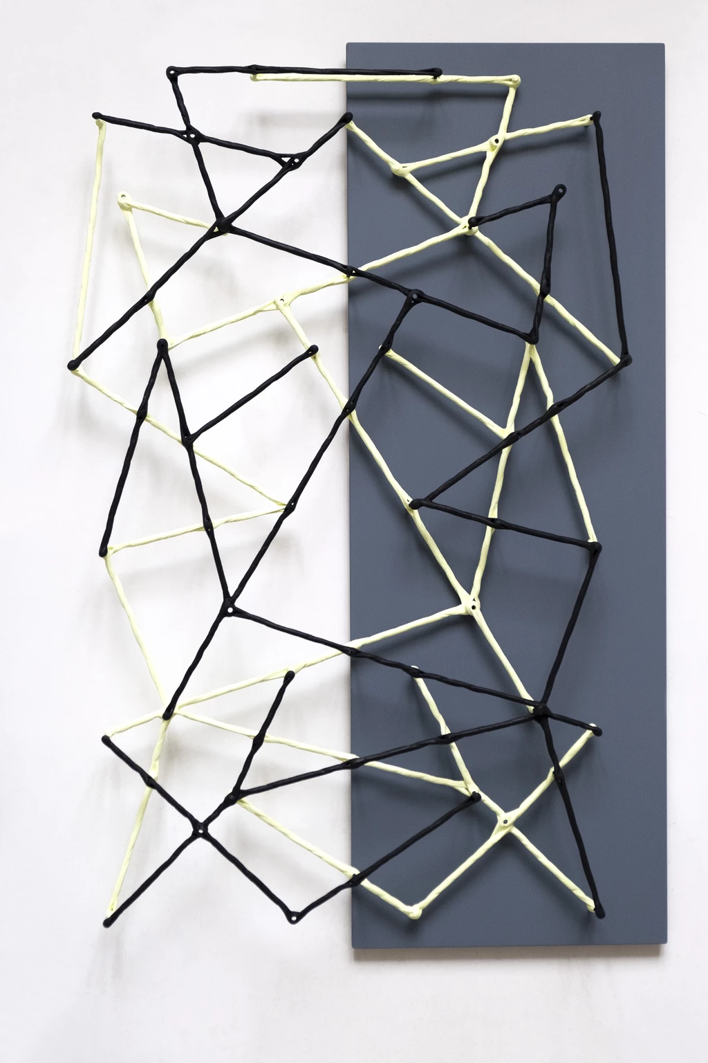 Stretched Out - Mask in two colors 3., 2025 - CFCM composite, 150 x 99 x 13 cm