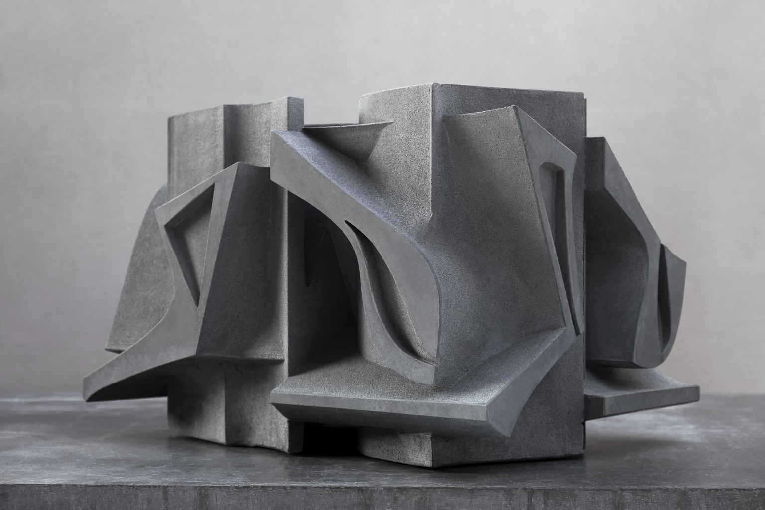 Space of Fragments 8., 2026 - colored concrete, 26,5 x 56 x 40 cm