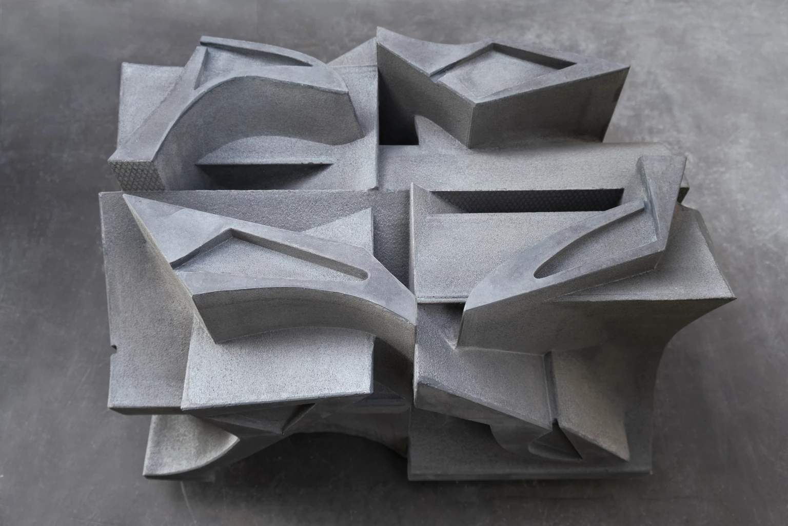 Space of Fragments 8., 2026 - colored concrete, 26,5 x 56 x 40 cm