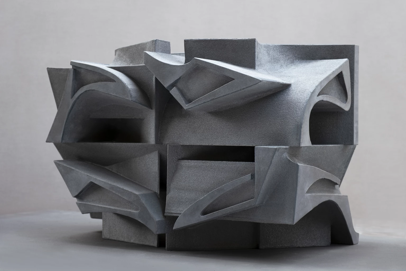Space of Fragments 8., 2026 - colored concrete, 26,5 x 56 x 40 cm